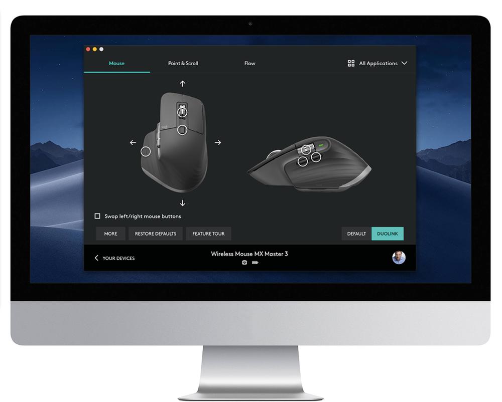 bagian mouse yang dapat dikustomisasi dengan software