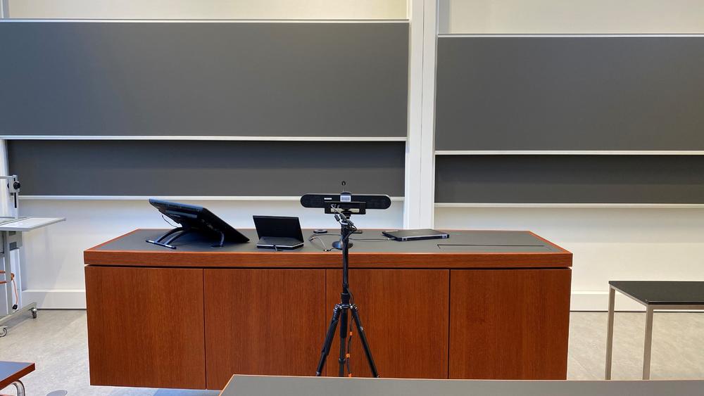 Posizionamento dell’attrezzatura per videoconferenze