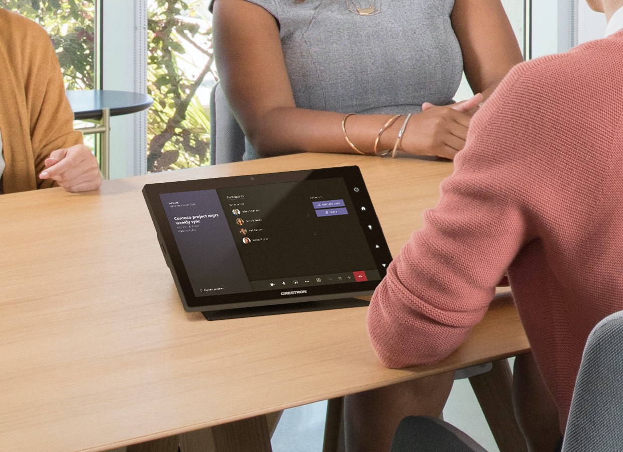 Réunion avec le système Crestron