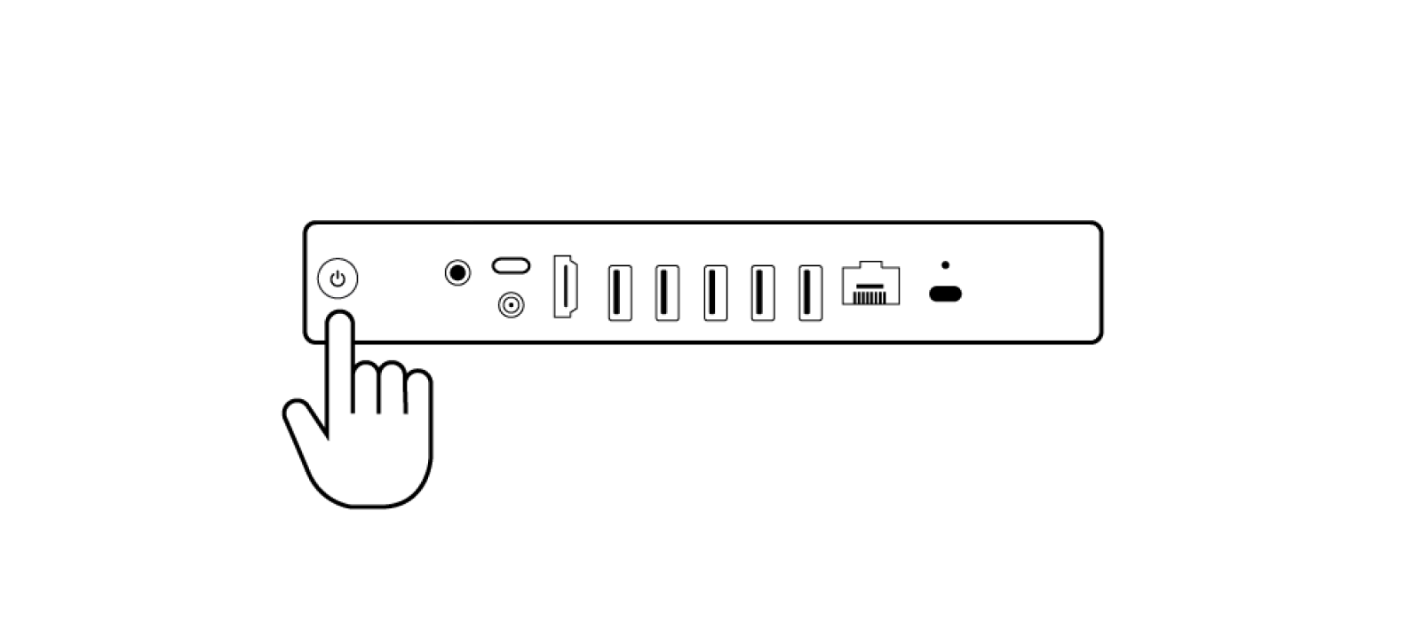 Meet-Computing-System einschalten