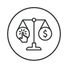 Illustration of balanced scale