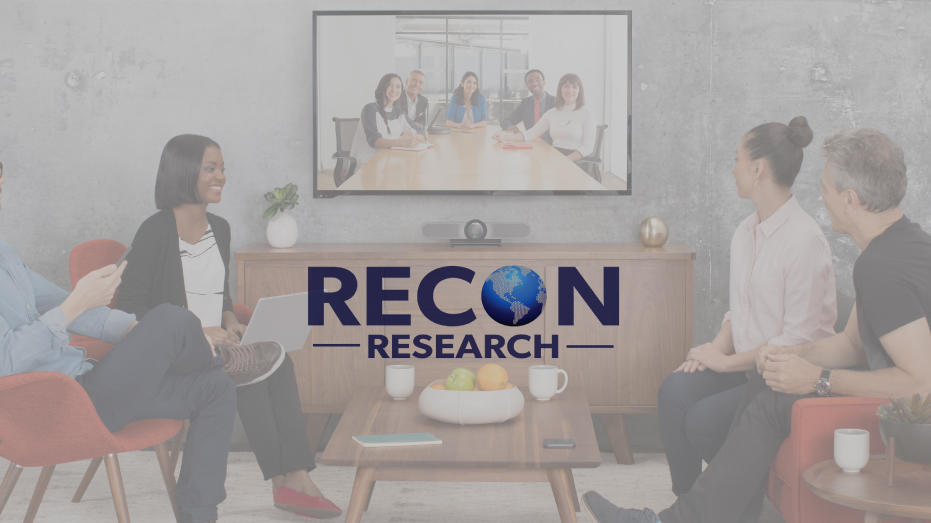 zoom company case study People at conference table video conferencing