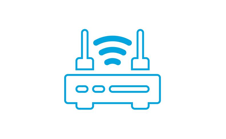 Image graphique d'un routeur/modem Wi-Fi