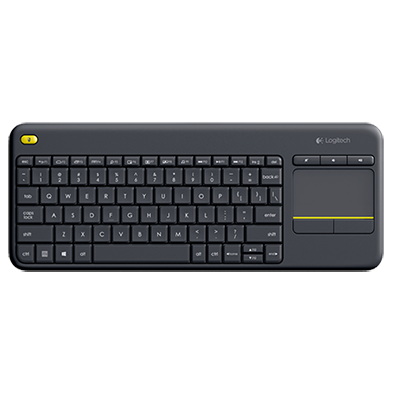 Logitech K400 Plus Touchpad Keyboard For Tv Connected Pc
